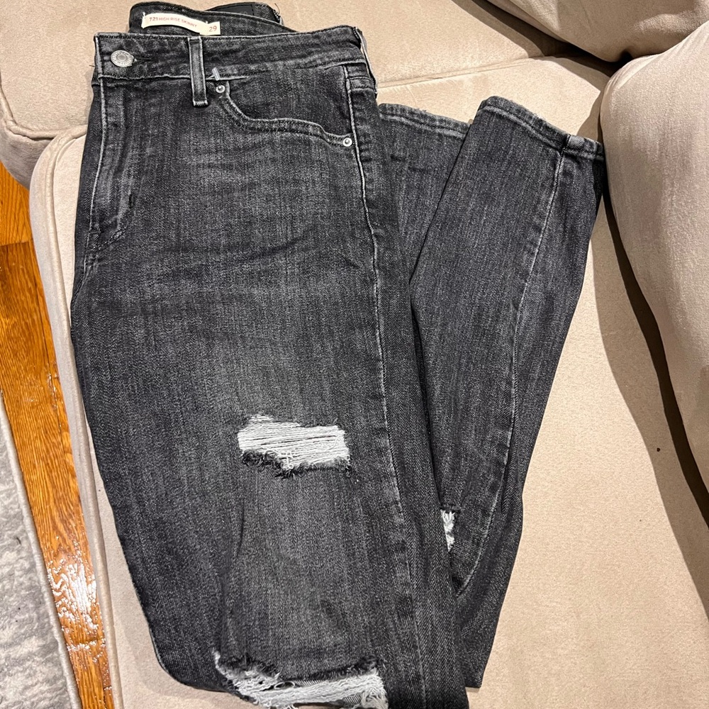 721 High Rise Skinny Levi Women’s Ripped Jeans